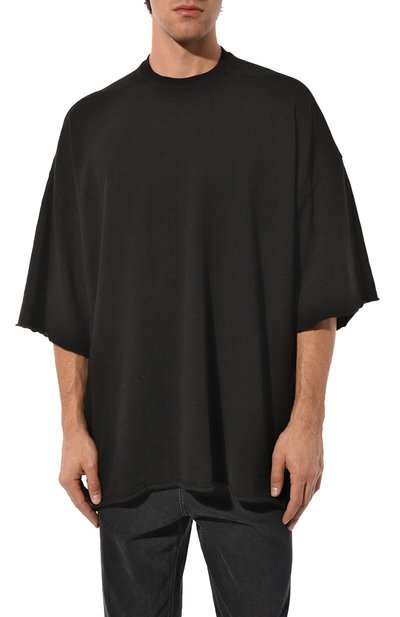 Хлопковая футболка RICK OWENS, арт. RR02C7283/BGW, фото 3