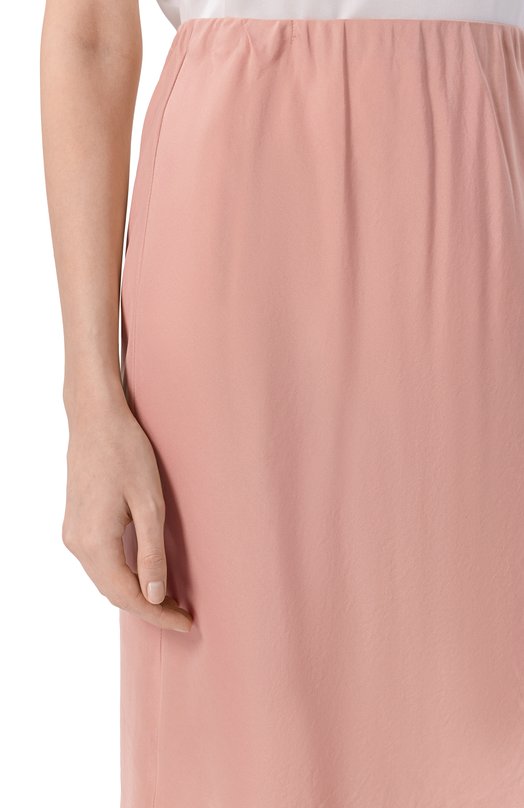 Шелковая юбка 12 STOREEZ 136982 Розовый  136982 Фото 5