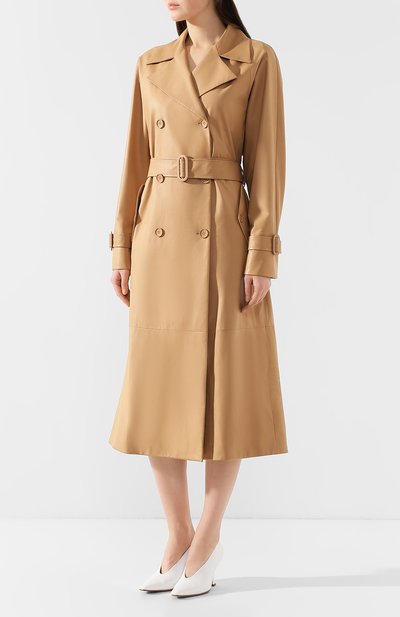 Кожаный тренч LORO PIANA розового цвета по цене 1125000 руб., арт. FAI9799, фото 3 Кожаный тренч LORO PIANA, арт. FAI9799, фото 3