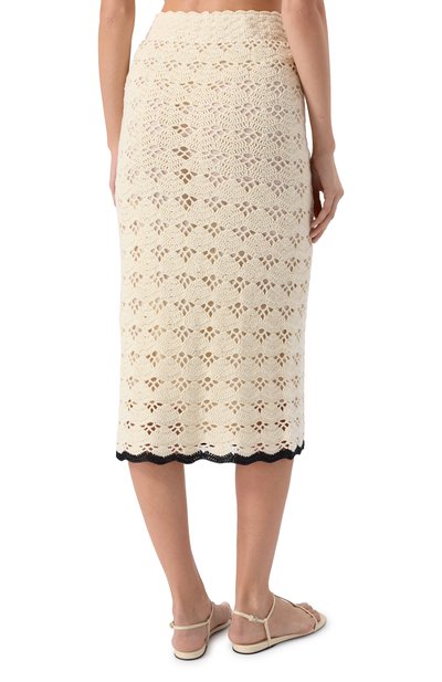 Хлопковая юбка ZIMMERMANN, арт. 3174SSS251, фото 4