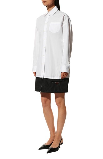 Хлопковое платье PRADA, арт. P3E83-10UR-F0964-212, фото 3