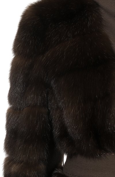 Шуба из меха соболя JULIA DILUA коричневого цвета по цене 2640000 руб., арт. 2022-0064, фото 5 Шуба из меха соболя JULIA DILUA, арт. 2022-0064, фото 5