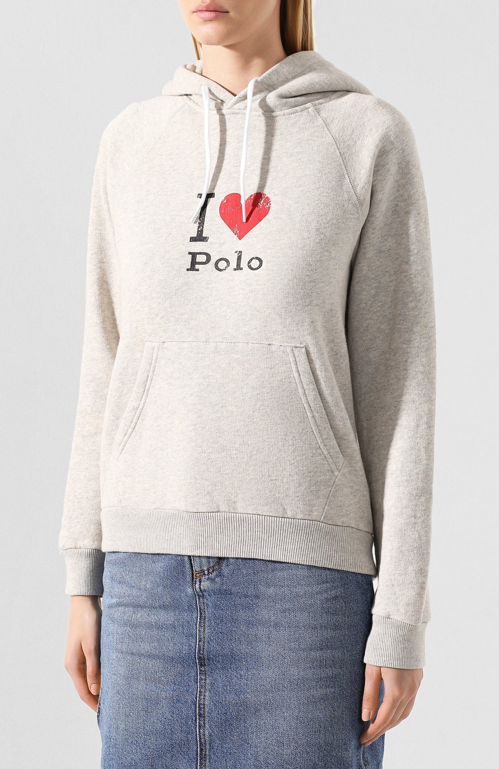 Худи POLO RALPH LAUREN серого цвета по цене 16350 руб., арт. 211779416, фото 3 Худи POLO RALPH LAUREN, арт. 211779416, фото 3