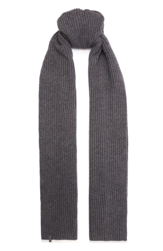 Шарф из шерсти и кашемира Freeage W26.SC035.2030.991 Серый W26.SC035.2030.991