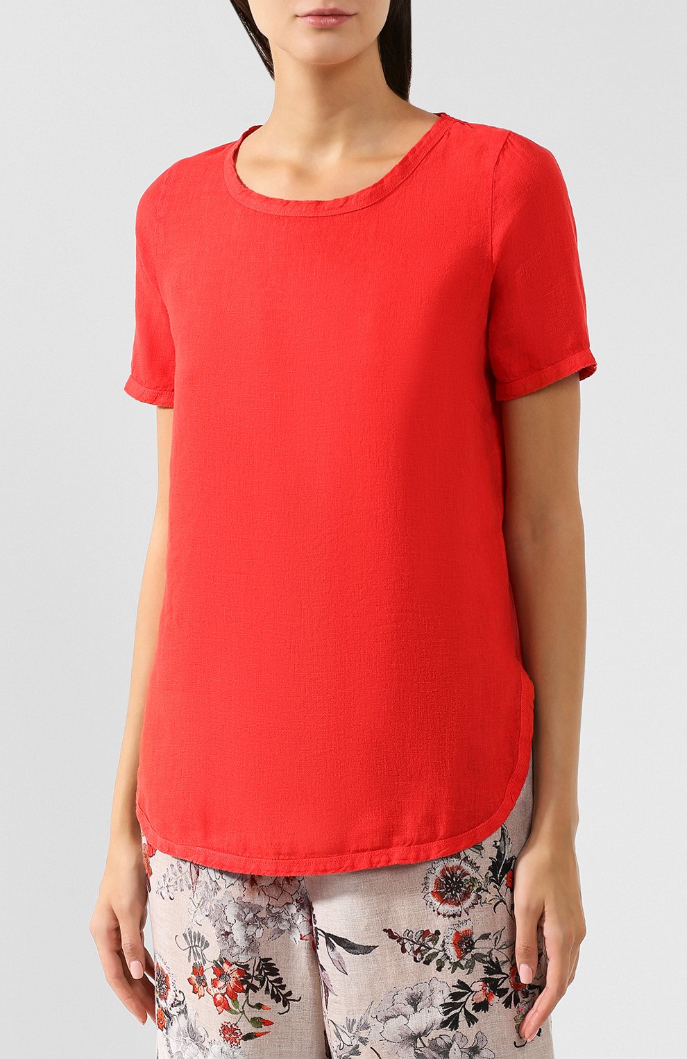 Льняной топ LA FABBRICA DEL LINO, арт. 90512, фото 3