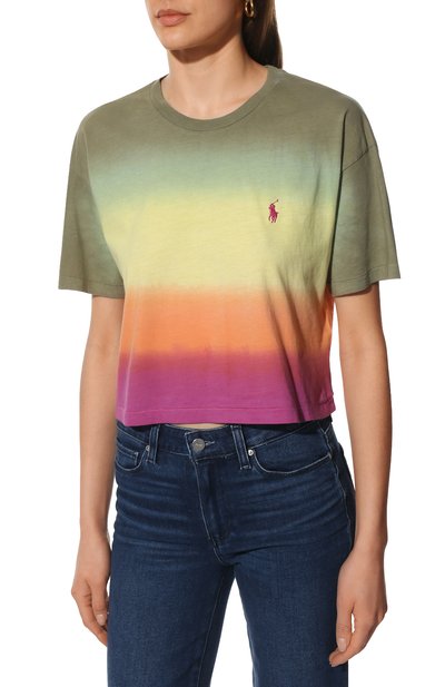Хлопковая футболка POLO RALPH LAUREN, арт. 211856678, фото 3