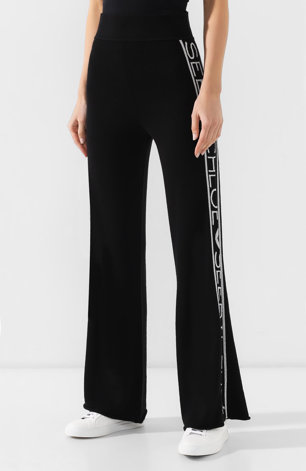 Брюки из смеси шерсти и хлопка SEE BY CHLOÉ, арт. CHS19SMT01540, фото 3
