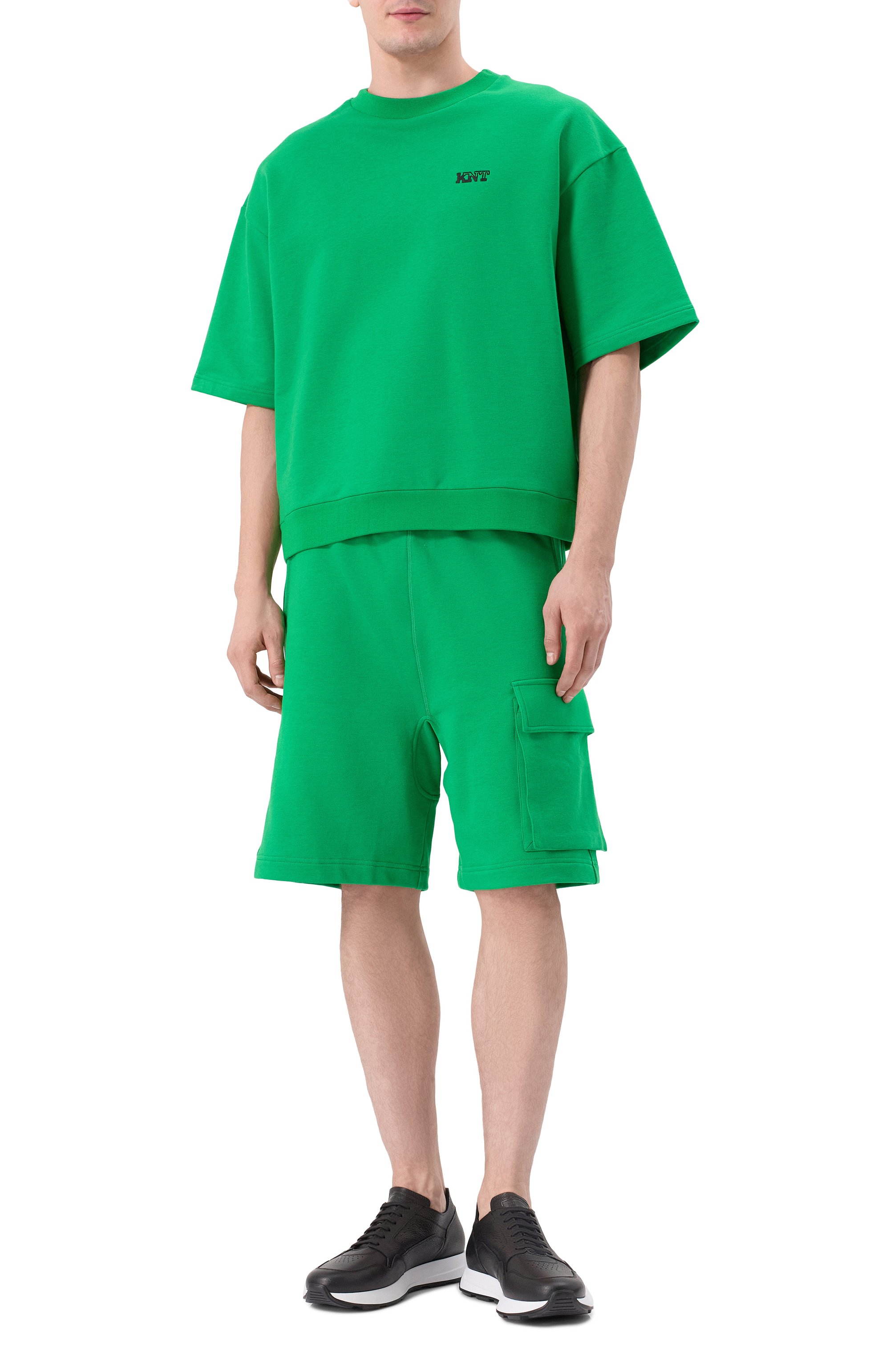 Футболка из хлопка и шелка KITON, арт. UMM063107, фото 2