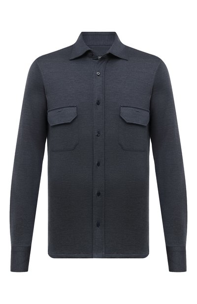 Мужская рубашка из хлопка и шелка STEFANO RICCI, арт. CJ007518/TE2800