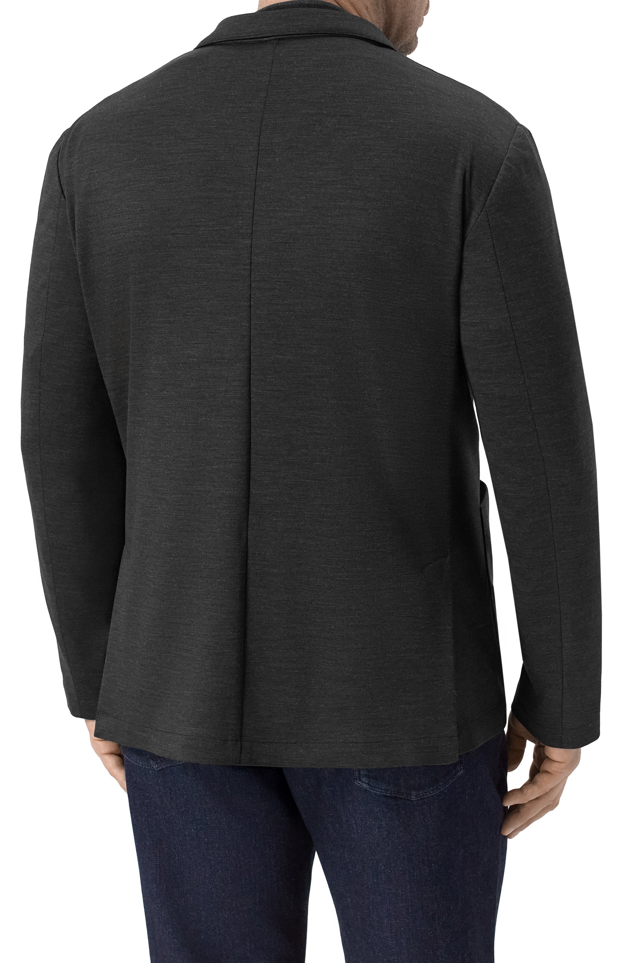 Шерстяной пиджак MARCO PESCAROLO темно-серого цвета по цене 186000 руб., арт. GI0VE/53Y19, фото 4 Шерстяной пиджак MARCO PESCAROLO, арт. GI0VE/53Y19, фото 4