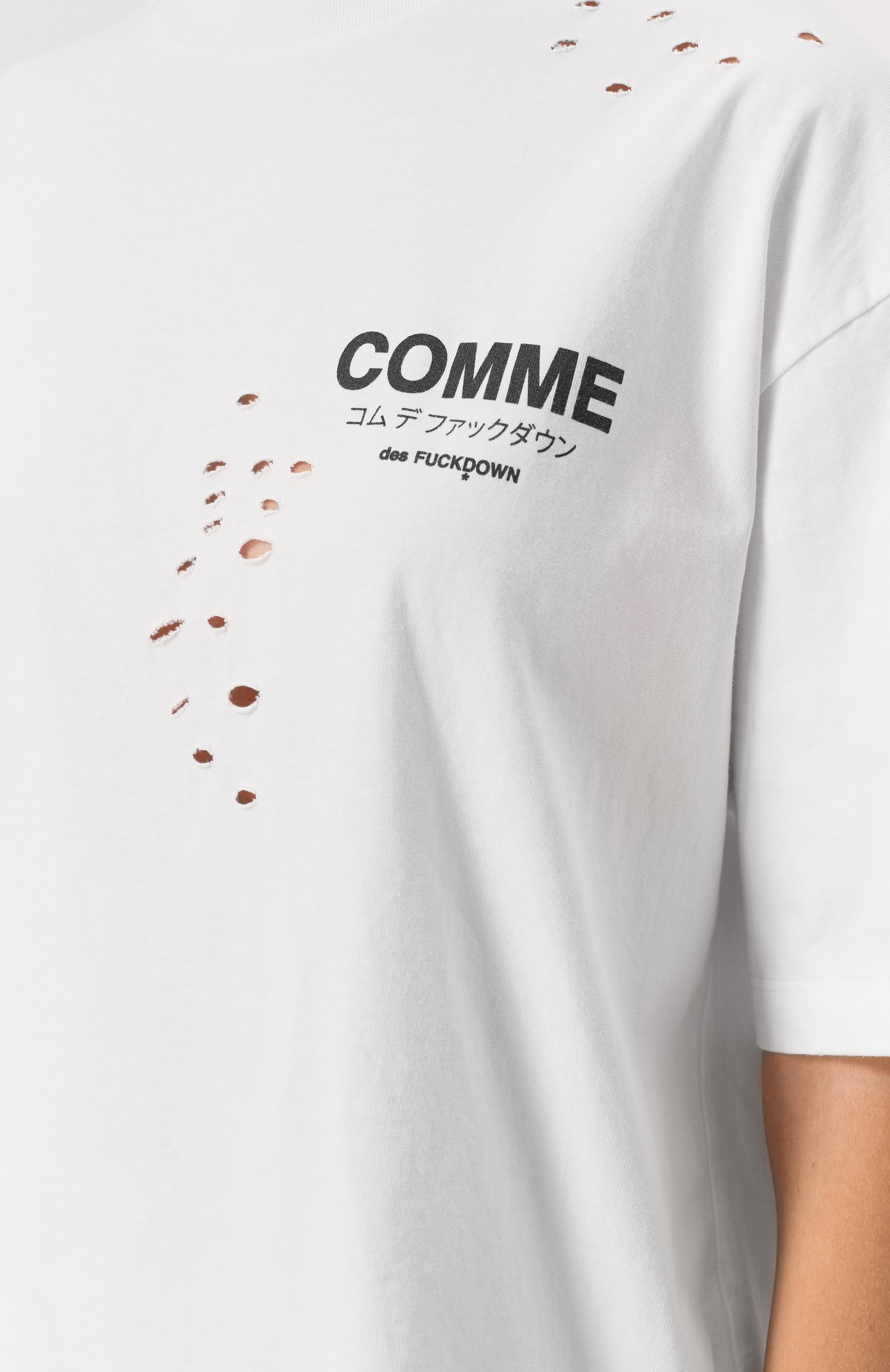 Хлопковая футболка COMME DES FUCKDOWN, арт. CFABW01310, фото 5