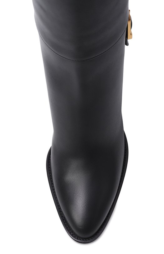 Кожаные ботфорты Julia 85 Saint Laurent 840702/AAFBC Чёрный  840702/AAFBC Фото 6