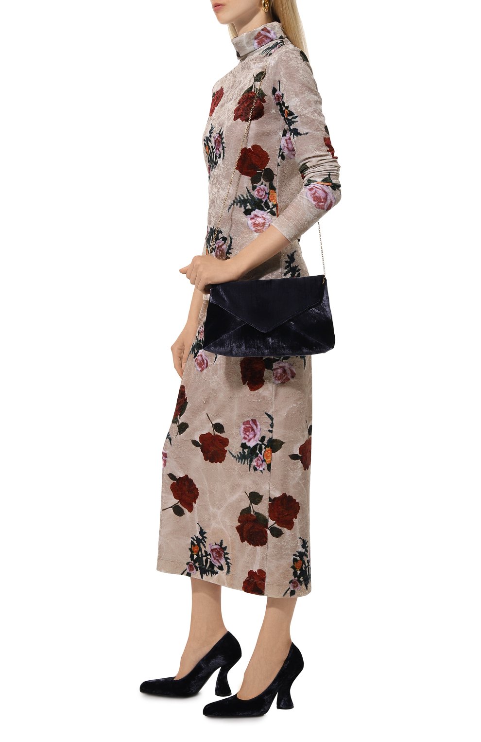 Сумка DRIES VAN NOTEN темно-синего цвета по цене 66200 руб., арт. 242-011512-600, фото 7 Сумка DRIES VAN NOTEN, арт. 242-011512-600, фото 7