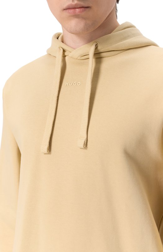 Хлопковый спортивный костюм HUGO 50492581 Бежевый  50492581 Фото 6