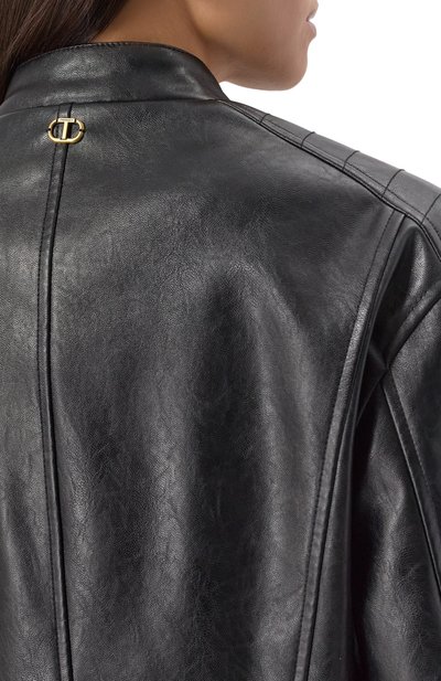Куртка TWINSET черного цвета по цене 35150 руб., арт. 251TP2560, фото 5 Куртка TWINSET, арт. 251TP2560, фото 5