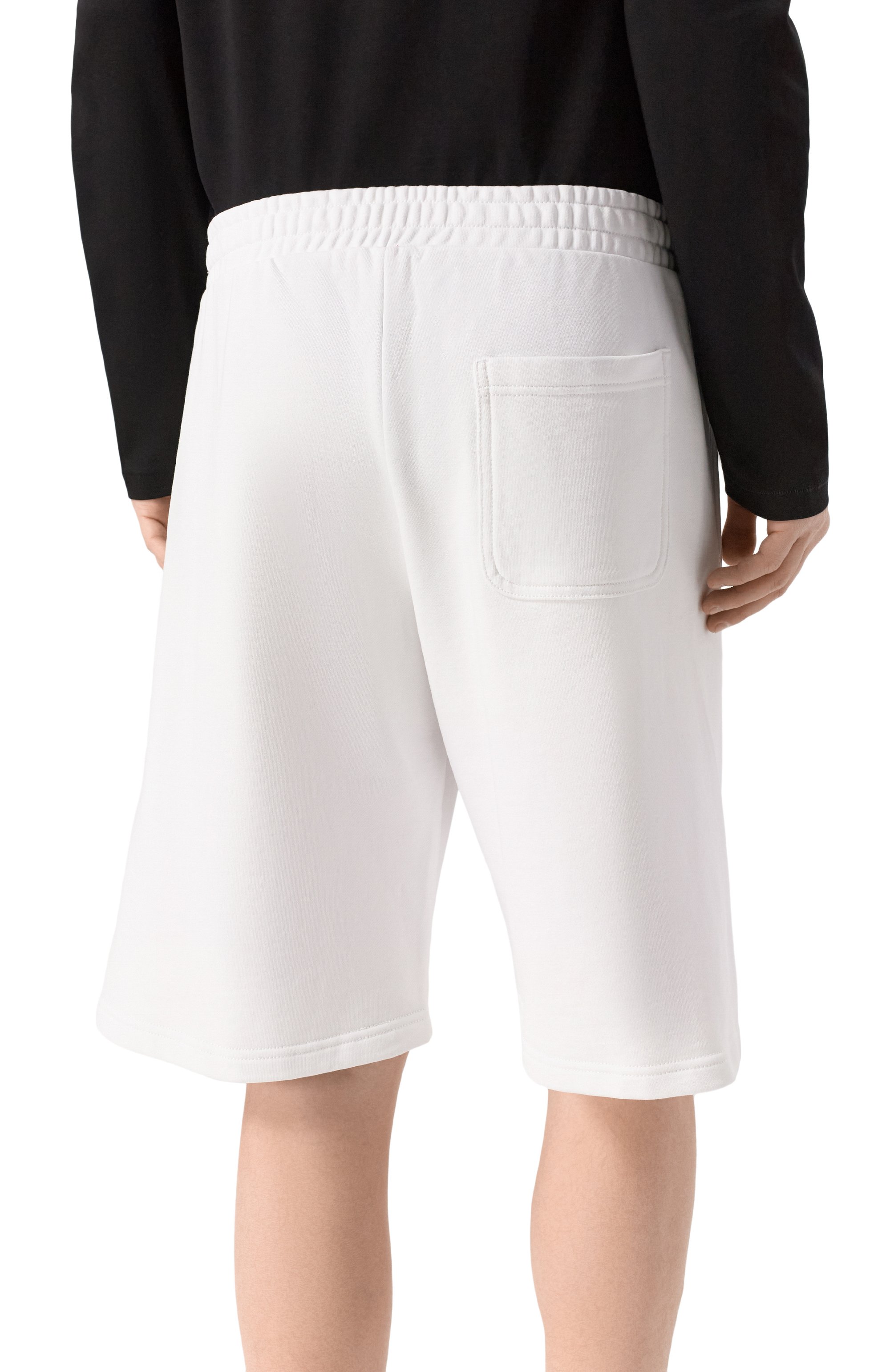 Хлопковые шорты DIESEL белого цвета по цене 15450 руб., арт. A20027/0GEAD, фото 4 Хлопковые шорты DIESEL, арт. A20027/0GEAD, фото 4