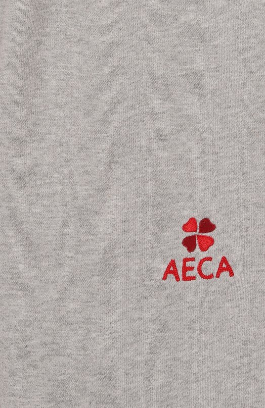 Хлопковые брюки AECA WHITE AWCMFWBDBPLSO001C0.GREY (S) Серый  AWCMFWBDBPLSO001C0.GREY (S) Фото 6