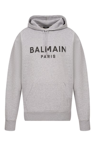 Мужской хлопковое худи BALMAIN, арт. GH1JR007/BD46