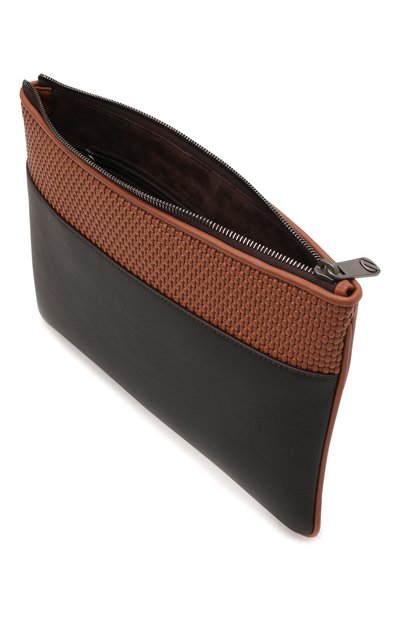 Кожаный клатч ZEGNA, арт. C1778P-LHPBD, фото 4