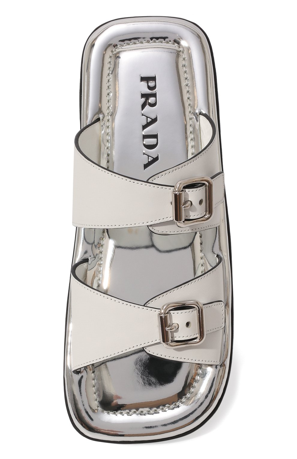 Кожаные шлепанцы PRADA, арт. 1XX628-248-F097W-020, фото 6