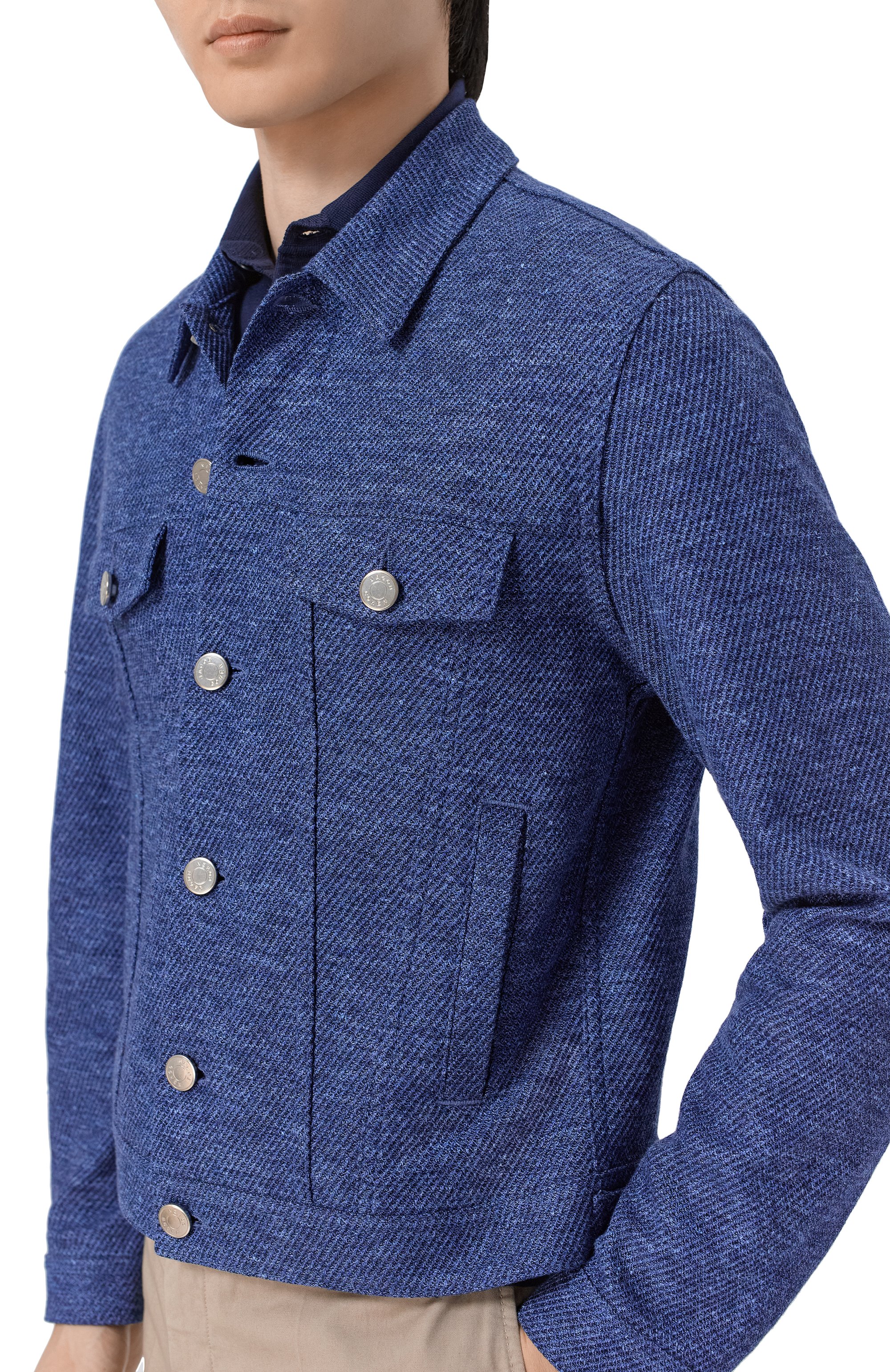 Куртка изо льна и хлопка JACOB COHEN, арт. JUM_H0076 082 M4558 RW, фото 5