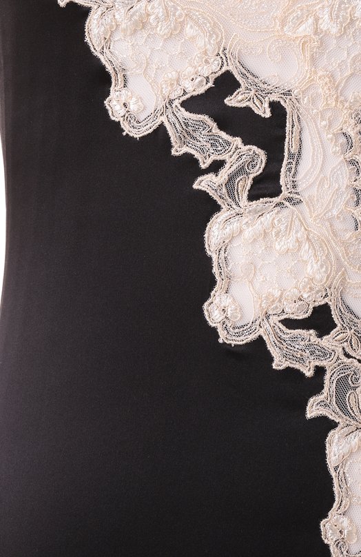 Шелковая сорочка C.alla 322 Чёрный  322 Фото 6