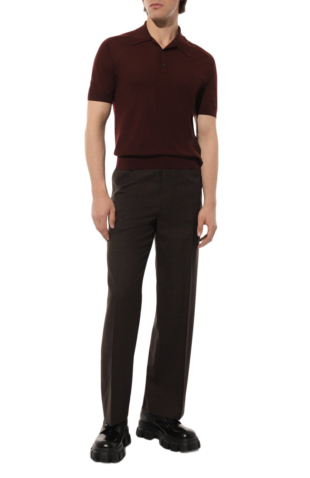 Поло из кашемира и шерсти PRADA, арт. UMB113-1W7T-F0007-202, фото 2