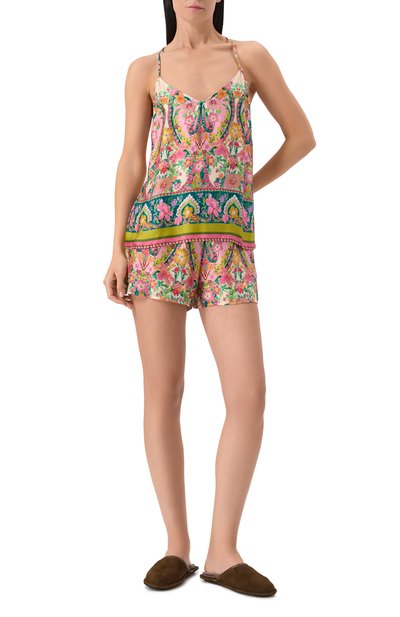 Топ из вискозы LISE CHARMEL розового цвета по цене 22720 руб., арт. ALJ4239, фото 2 Топ из вискозы LISE CHARMEL, арт. ALJ4239, фото 2