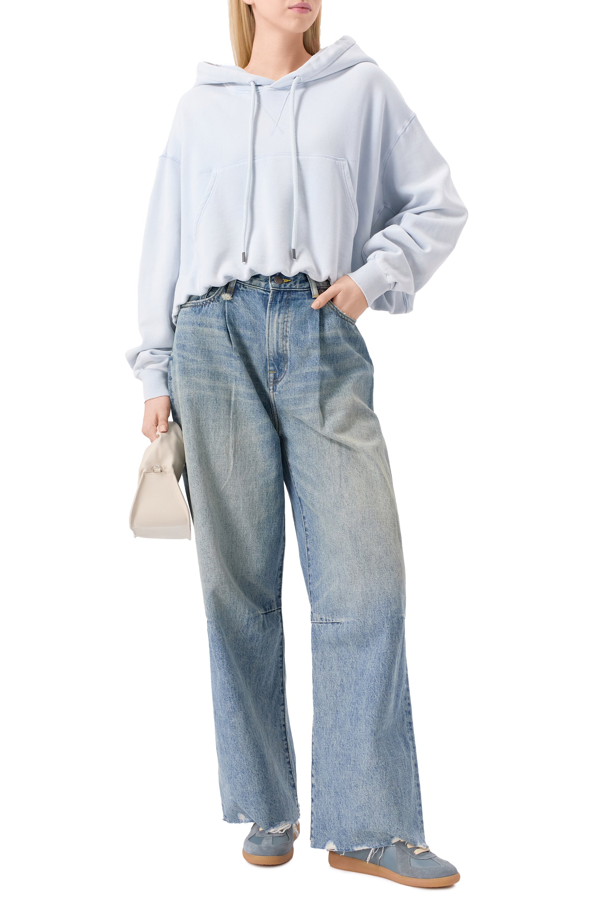 Хлопковое худи R13, арт. R13WK215-001BE, фото 2