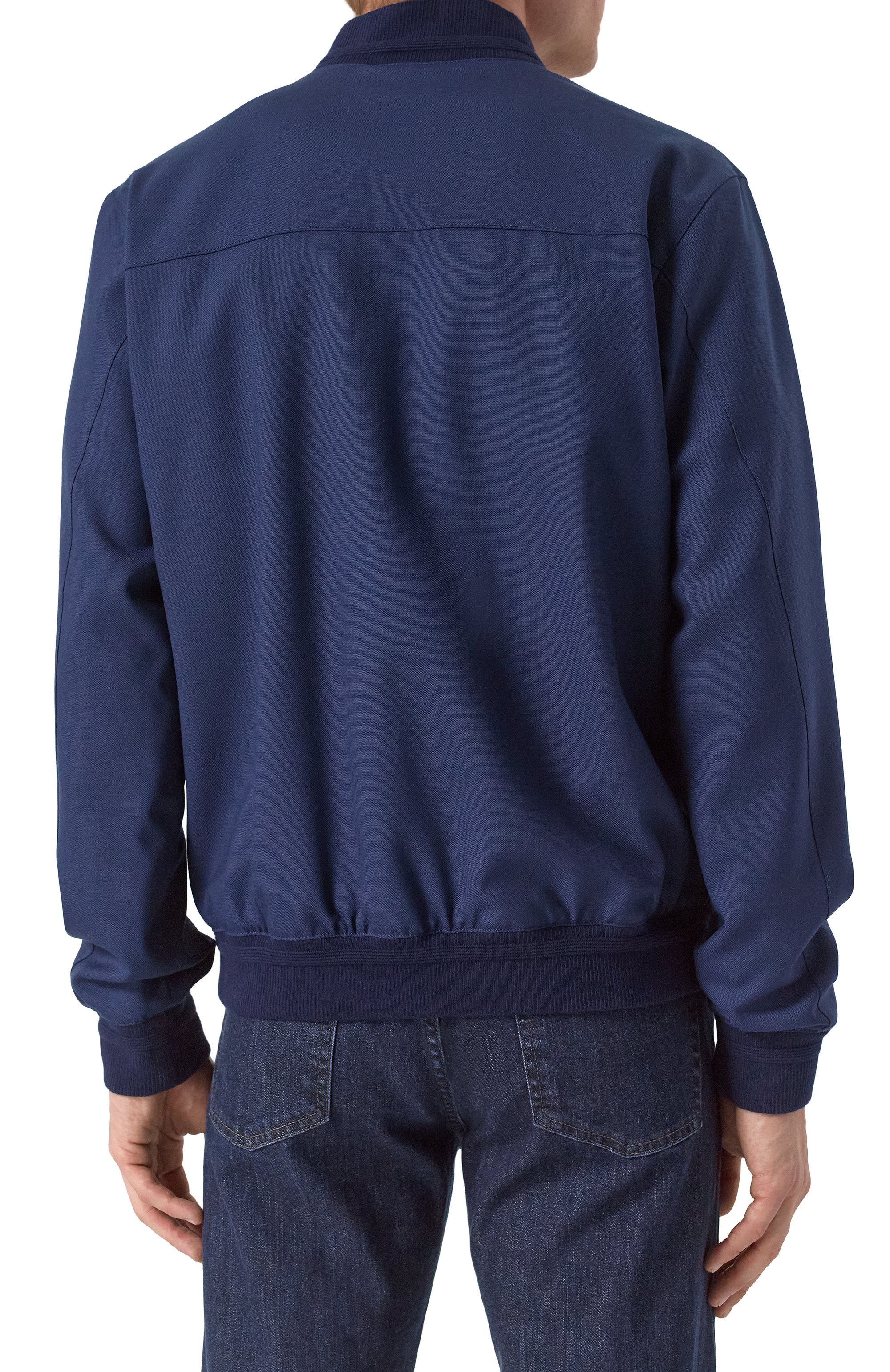 Шерстяной бомбер WINDSOR темно-синего цвета по цене 86200 руб., арт. 13 CARPIN0 10016311/30045111, фото 4 Шерстяной бомбер WINDSOR, арт. 13 CARPIN0 10016311/30045111, фото 4