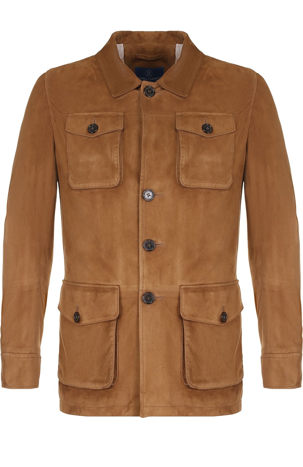 Замшевый френч с отложным воротником ANDREA CAMPAGNA, арт. A5T922/4911, фото 1