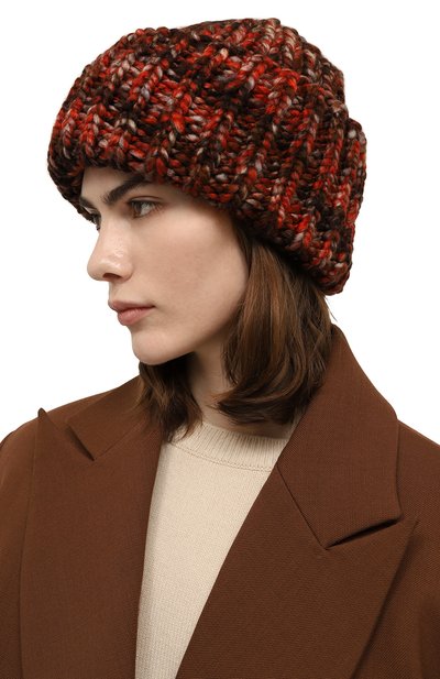 Шапка A.T.T. темно-коричневого цвета по цене 5940 руб., арт. 2360, фото 2 Шапка A.T.T., арт. 2360, фото 2