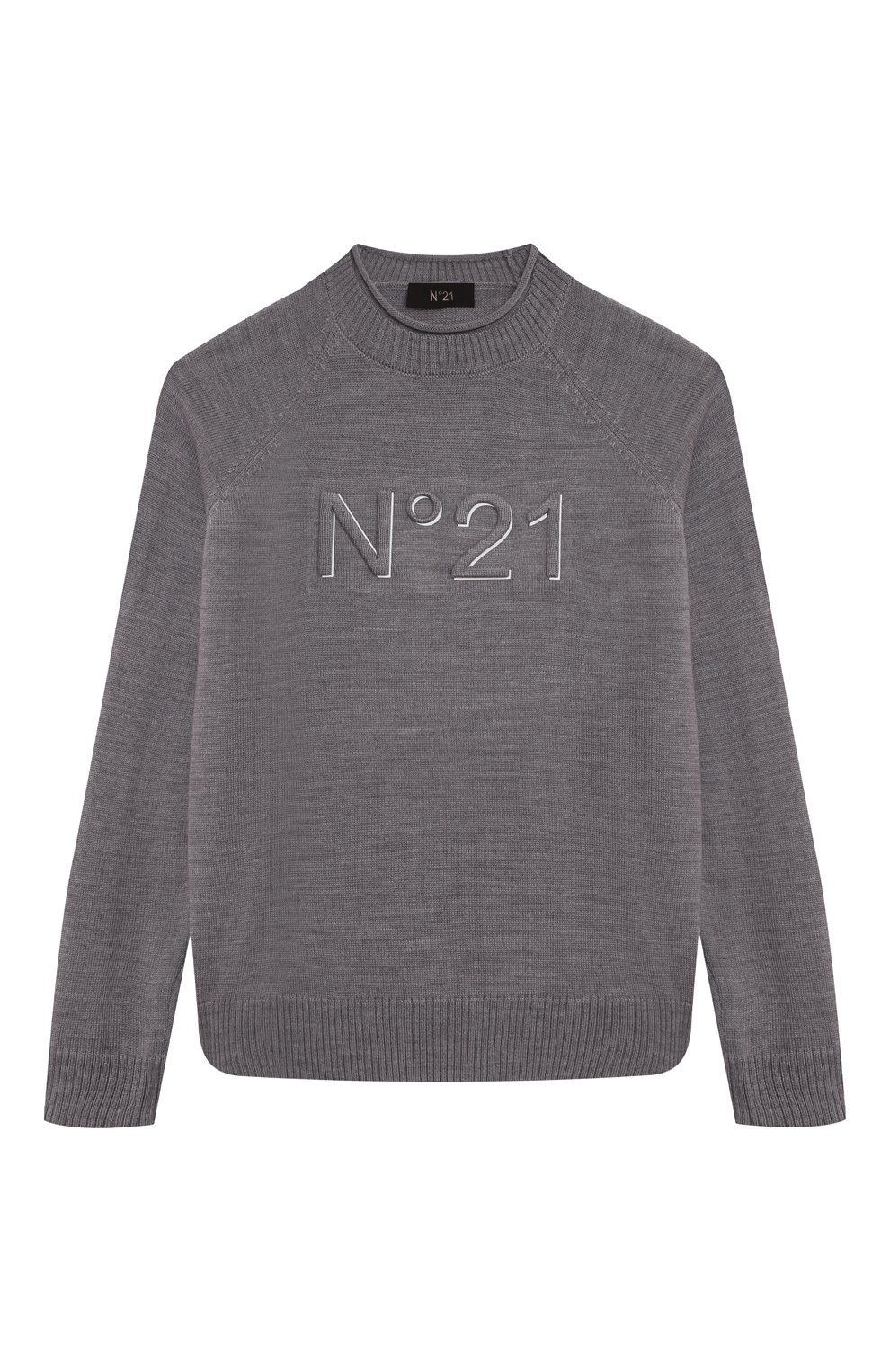 Пуловер N21 серого цвета по цене 18100 руб., арт. N21953/N0119, фото 1 Пуловер N21, арт. N21953/N0119, фото 1