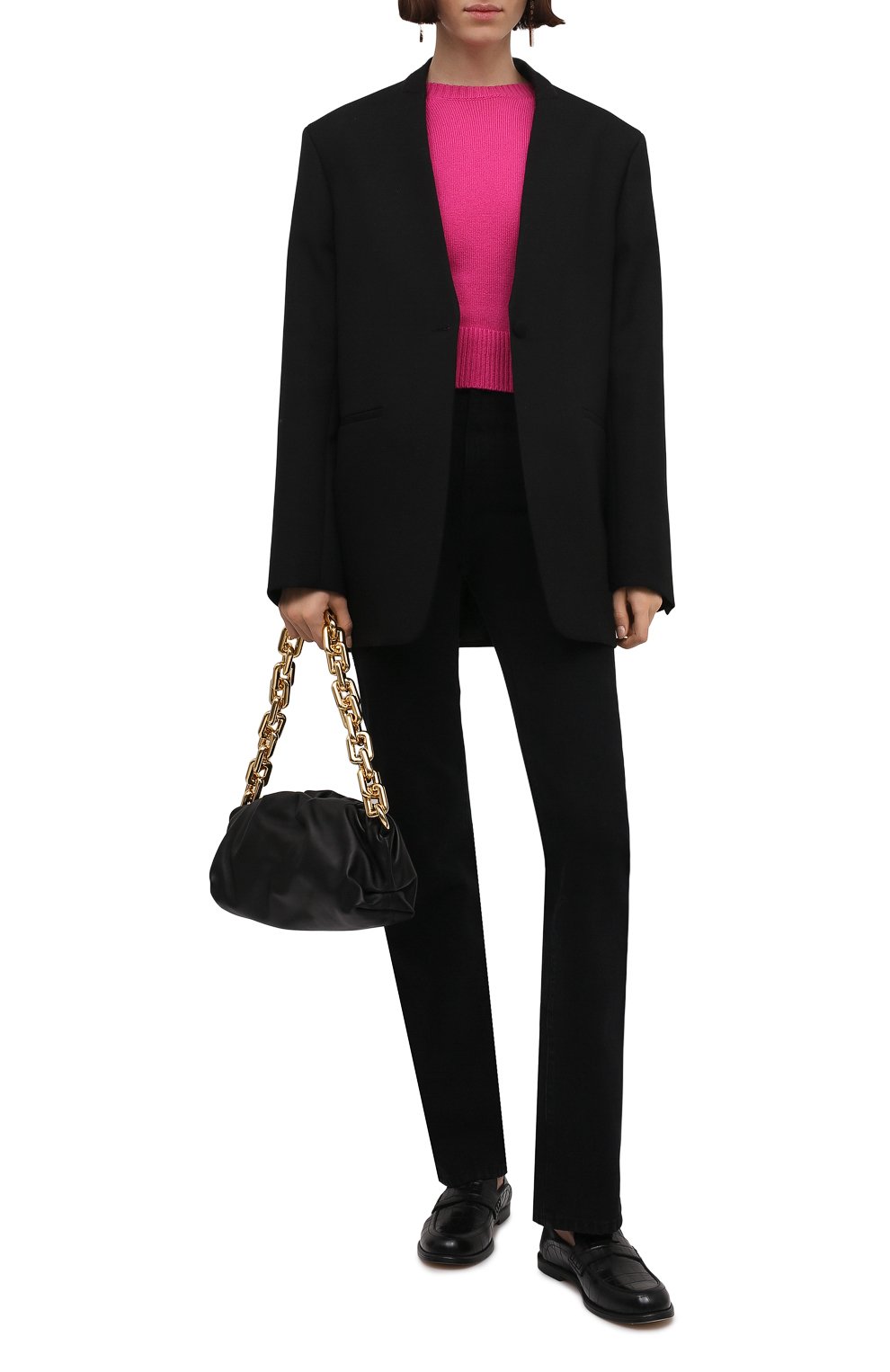 Кашемировый свитер VALENTINO фуксия цвета по цене 134000 руб., арт. WB3KCC266LS, фото 2 Кашемировый свитер VALENTINO, арт. WB3KCC266LS, фото 2