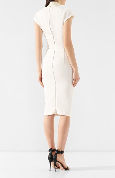 Приталенное платье VICTORIA BECKHAM, арт. DR FIT 6733 PSS19 D1 B0NDED CREPE, фото 4