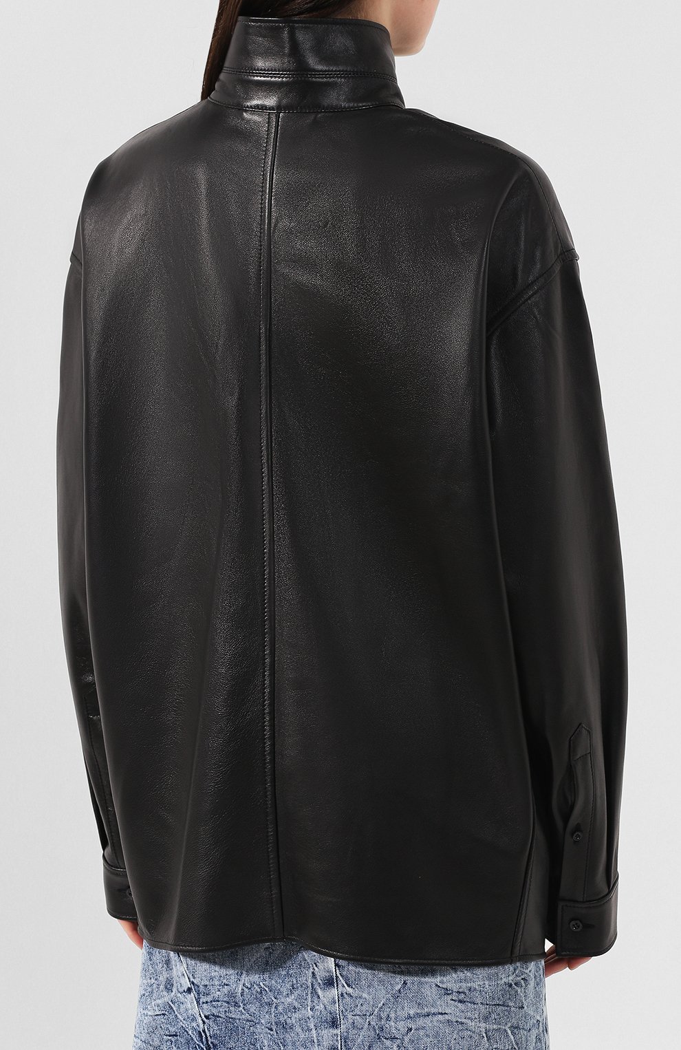 Кожаная рубашка BALENCIAGA, арт. 583119/TDS07, фото 4