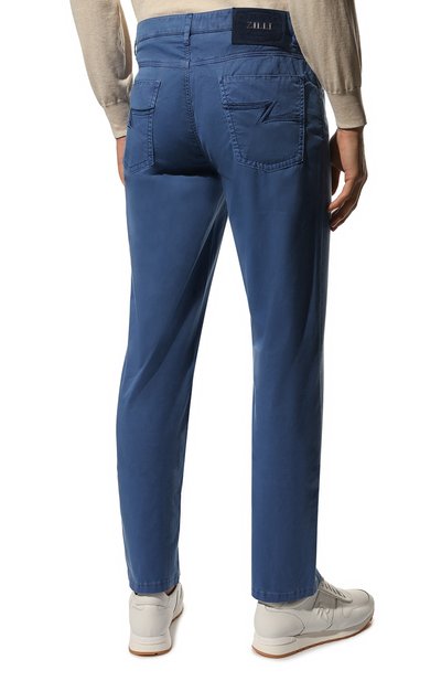 Хлопковые брюки ZILLI, арт. M0X-D0120-C0TE1/R001, фото 4