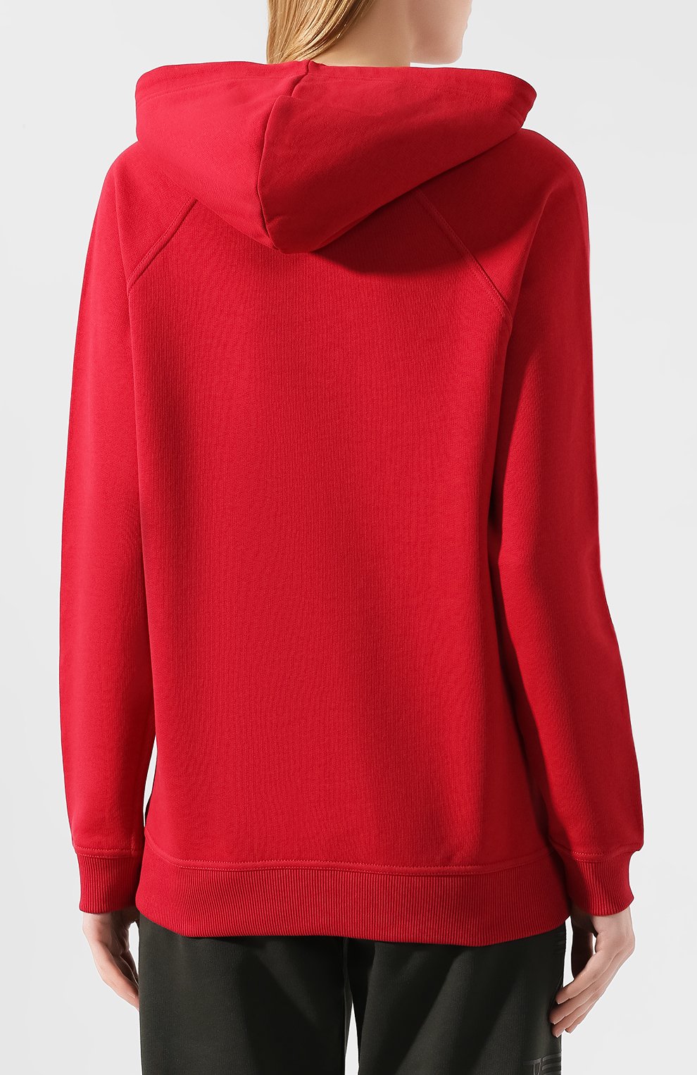 Хлопковое худи KENZO красного цвета по цене 22350 руб., арт. F962SW760962, фото 4 Хлопковое худи KENZO, арт. F962SW760962, фото 4