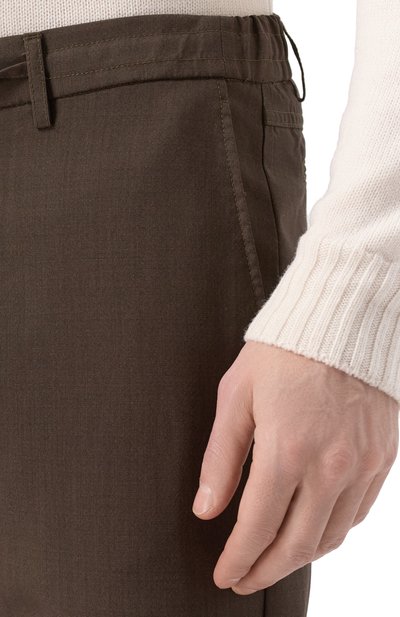 Шерстяные брюки CANALI, арт. V1659/AR05087, фото 5