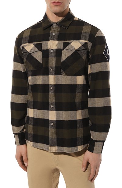 Хлопковая рубашка WOOLRICH, арт. CFW0SI0108MRUT3452, фото 3