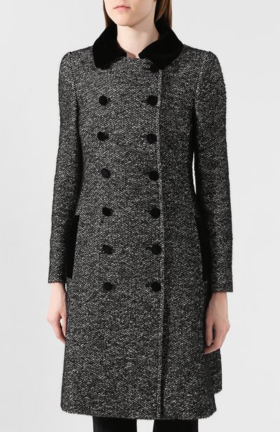 Пальто из смеси шерсти и шелка DOLCE & GABBANA, арт. F0X21T/FM3CZ, фото 3