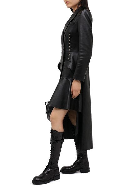 Кожаные сапоги ANN DEMEULEMEESTER черного цвета по цене 87850 руб., арт. 2014-2830-386-099, фото 2 Кожаные сапоги ANN DEMEULEMEESTER, арт. 2014-2830-386-099, фото 2