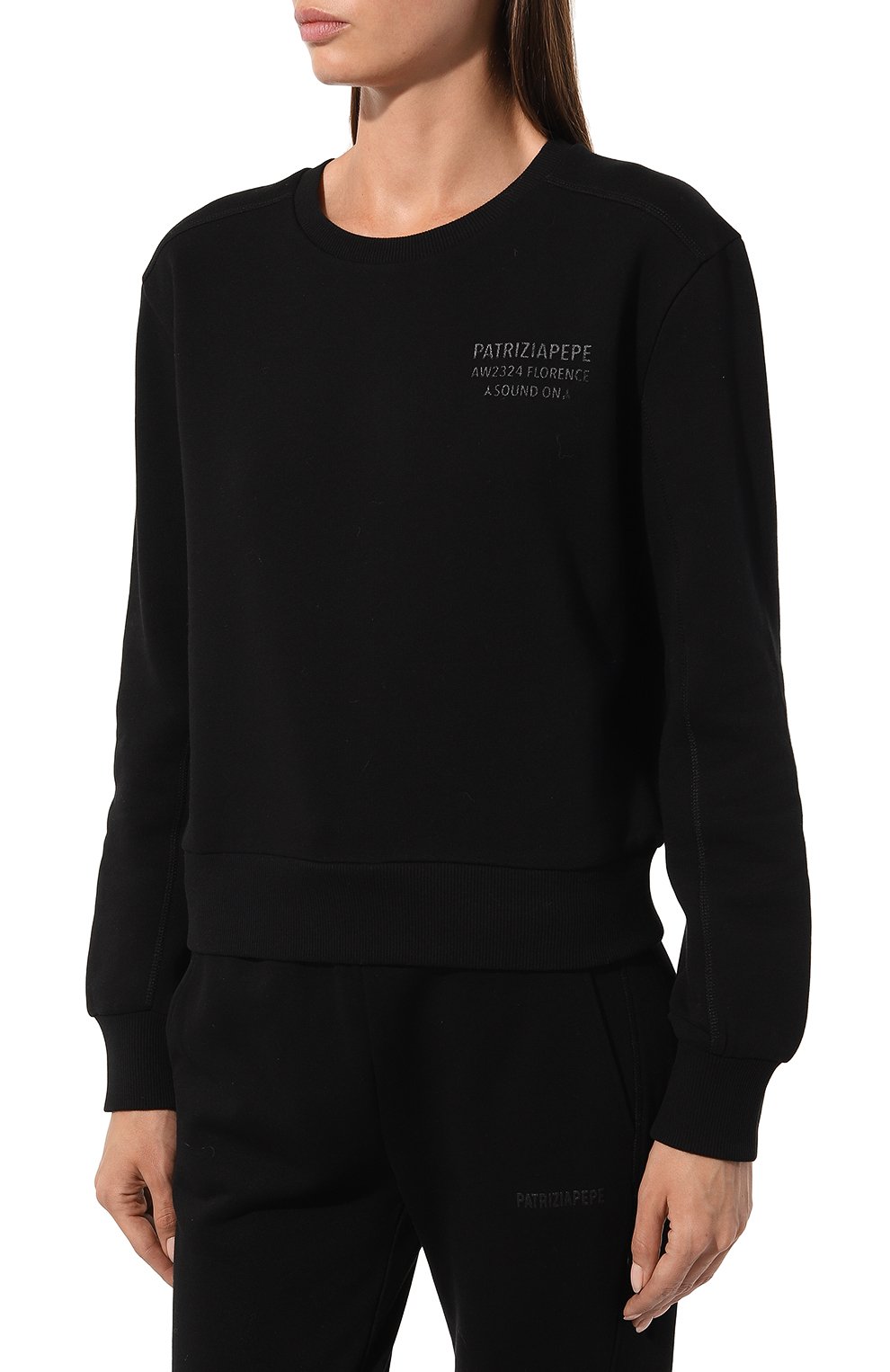 Хлопковый свитшот PATRIZIA PEPE, арт. 8M1536_J096, фото 3