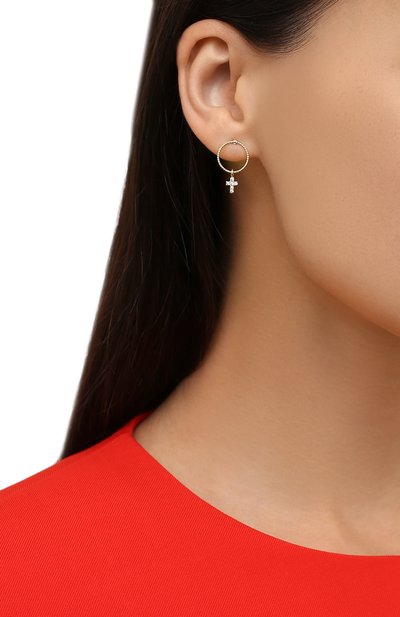 Серьги HANKA_IN золотого цвета по цене 7995 руб., арт. STACIR-B0P-CR0, фото 2 Серьги HANKA_IN, арт. STACIR-B0P-CR0, фото 2