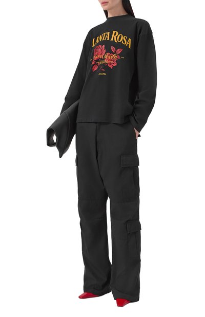 Хлопковый лонгслив PLANTA ROSA, арт. PR/L01.1/GARDEN-BLISS/220VELVET, фото 3