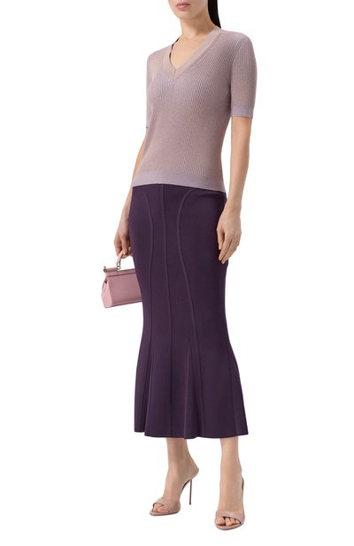 Пуловер из хлопка и шерсти NINA RICCI, арт. 26PMPU015/ML0600, фото 2