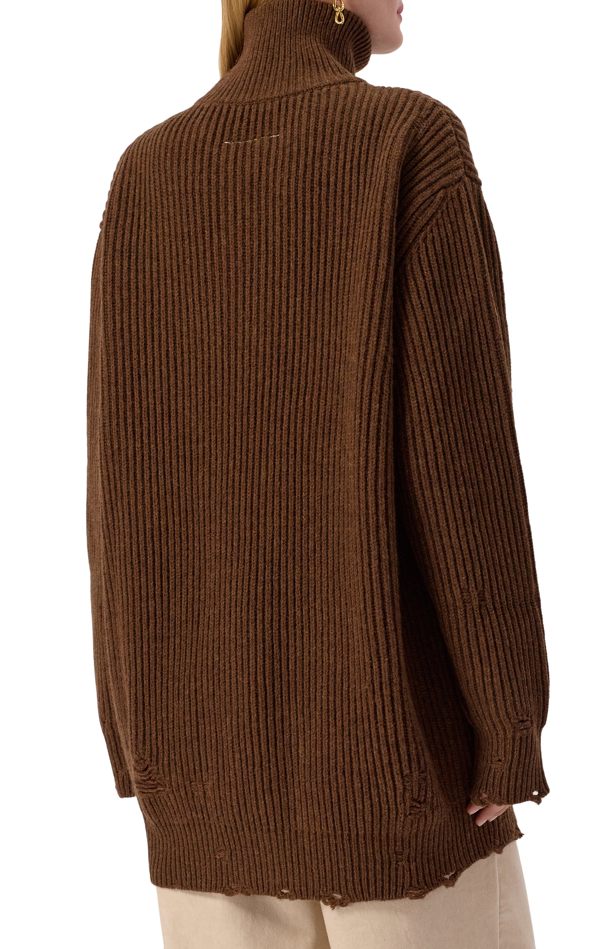 Шерстяной кардиган MM6, арт. S52AM0322/M13138, фото 4