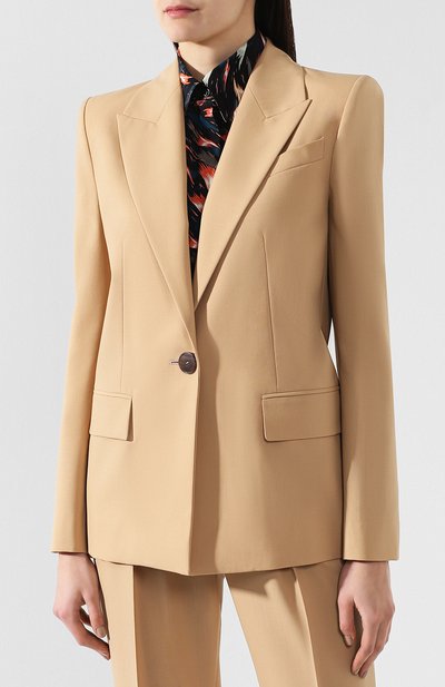 Шерстяной жакет GIVENCHY бежевого цвета по цене 146000 руб., арт. BW306Y11F7, фото 3 Шерстяной жакет GIVENCHY, арт. BW306Y11F7, фото 3