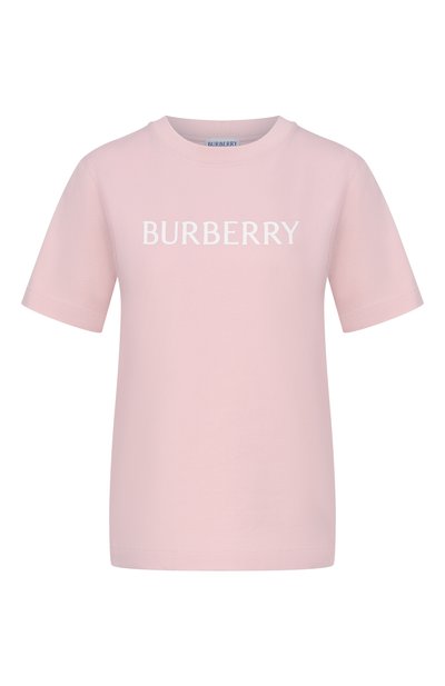 Женская хлопковая футболка BURBERRY, арт. 8118976