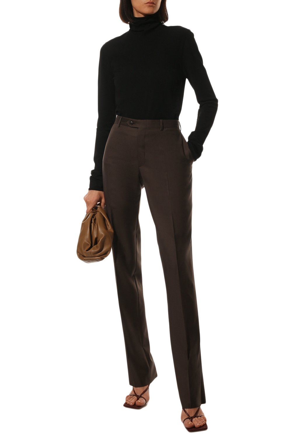 Водолазка BOTTEGA VENETA черного цвета по цене 99500 руб., арт. 640821/VKJK0, фото 2 Водолазка BOTTEGA VENETA, арт. 640821/VKJK0, фото 2